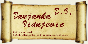 Damjanka Vidnjević vizit kartica